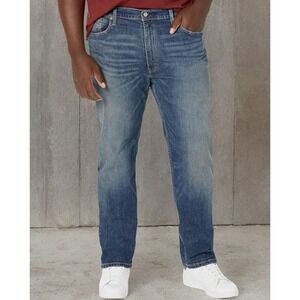 Levi's 559 Straight Leg Relaxed Fit Jeans Men's 36x32 Blue Denim Classic Stretch